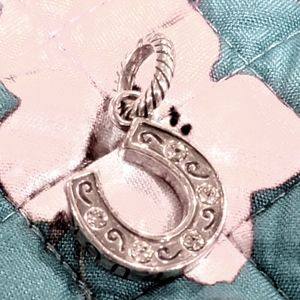 RETIRED BRIGHTON HORSESHOE " GOOD LUCK " CHARM NWOT